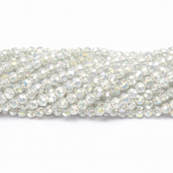 Glass crystals 4x3mm