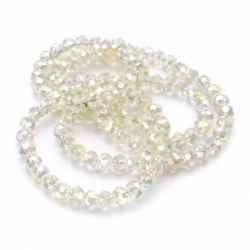 Glass crystals 4x3mm