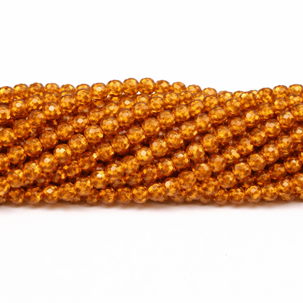 Glass crystals 4x3mm