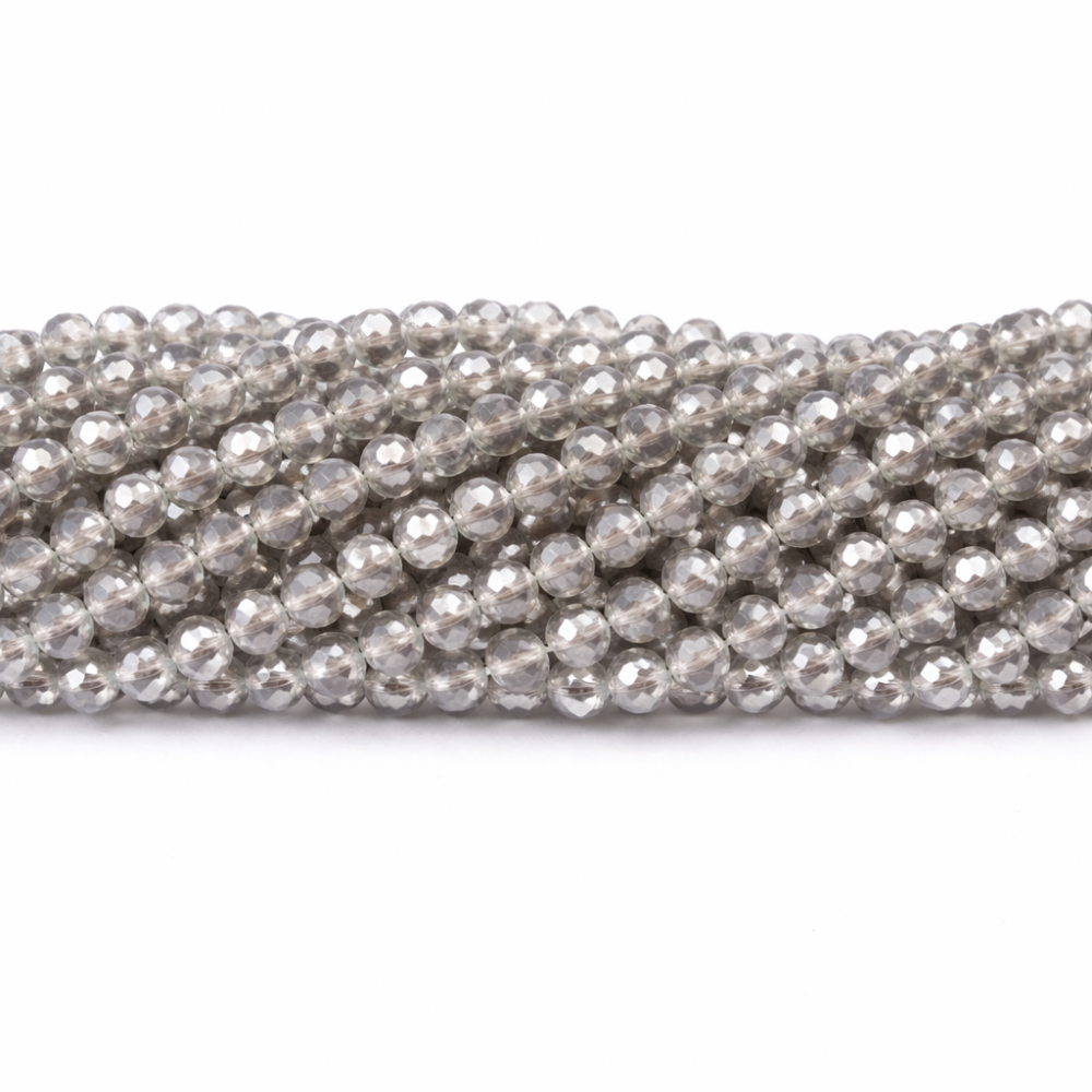 Glass crystals 4x3mm