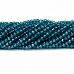 Glass crystals 4x3mm