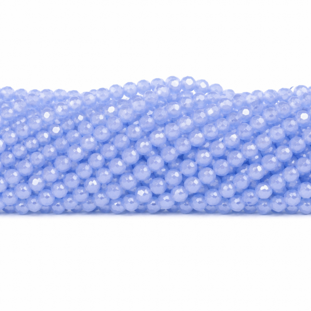 Glass crystals 4x3mm