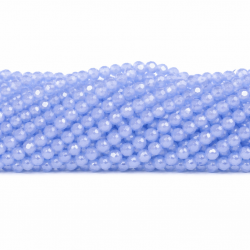 Glass crystals 4x3mm