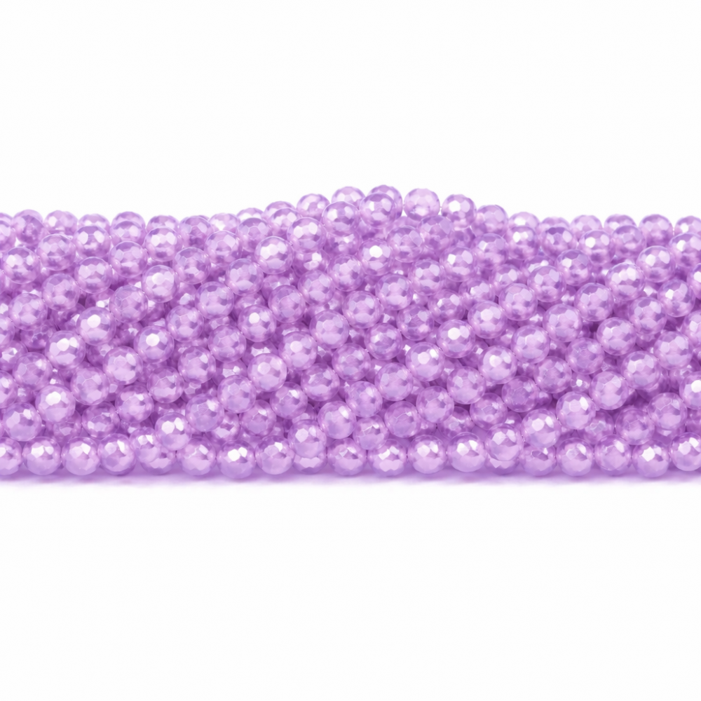 Glass crystals 4x3mm