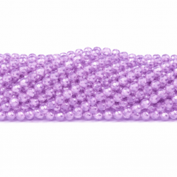 Glass crystals 4x3mm