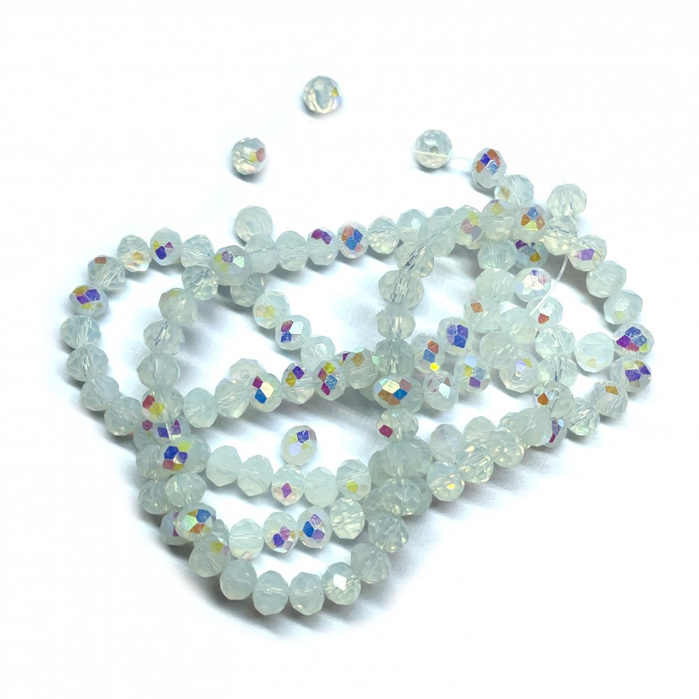 Glass crystals 4x3,5mm (004154RL)