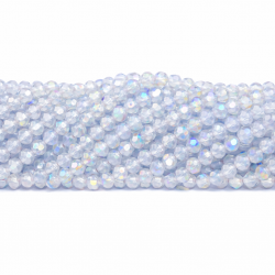 Glass crystals 4x3mm