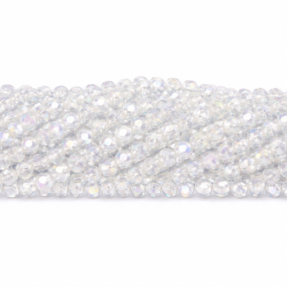 Glass crystals 4x3mm