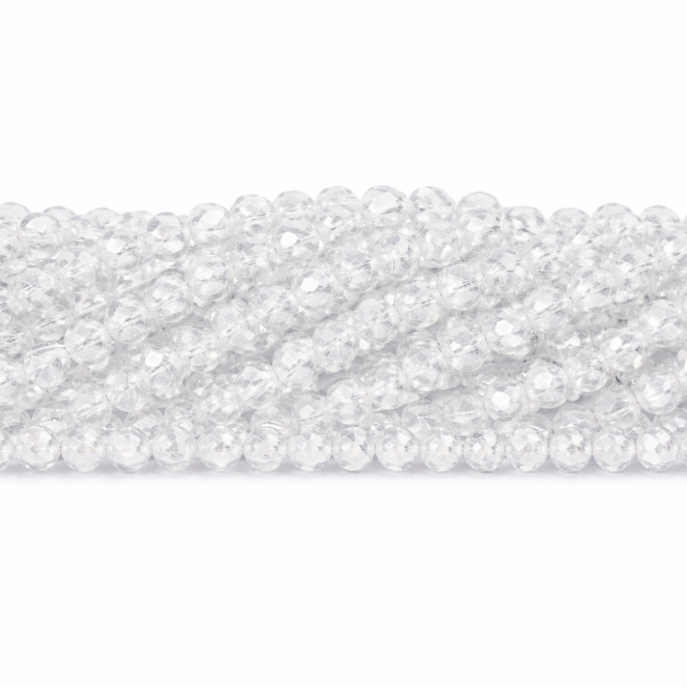 Glass crystals 4x3mm