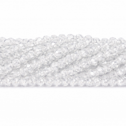 Glass crystals 4x3mm