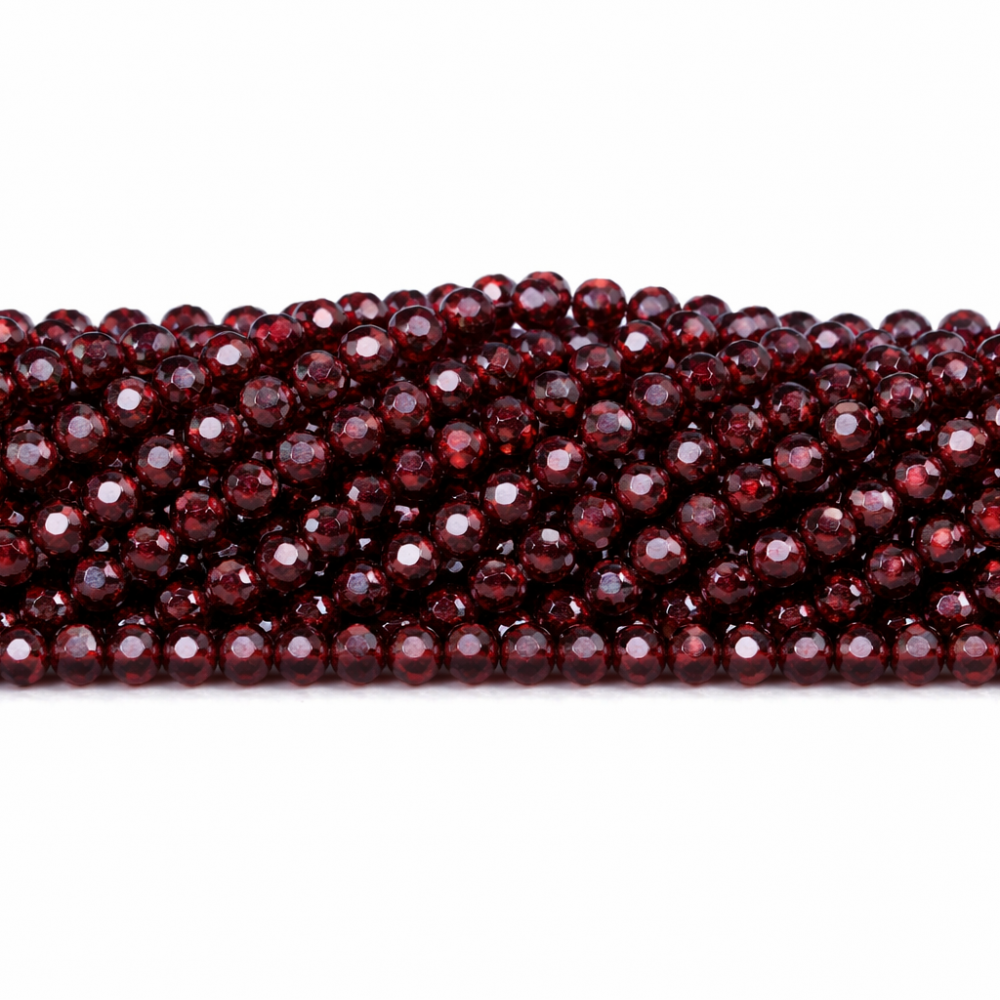 Glass crystals 4x3mm