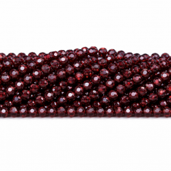 Glass crystals 4x3mm