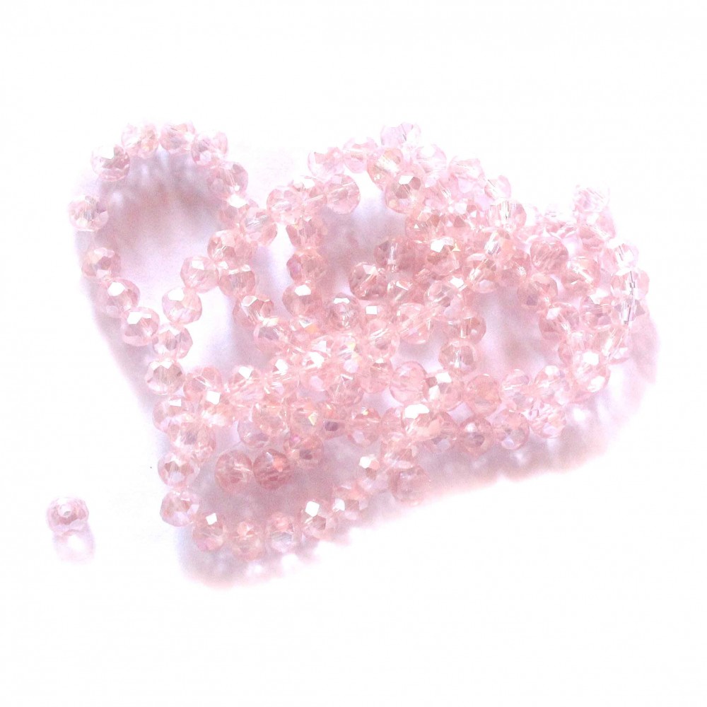 Glass crystals 4x3,5mm (004008RL)