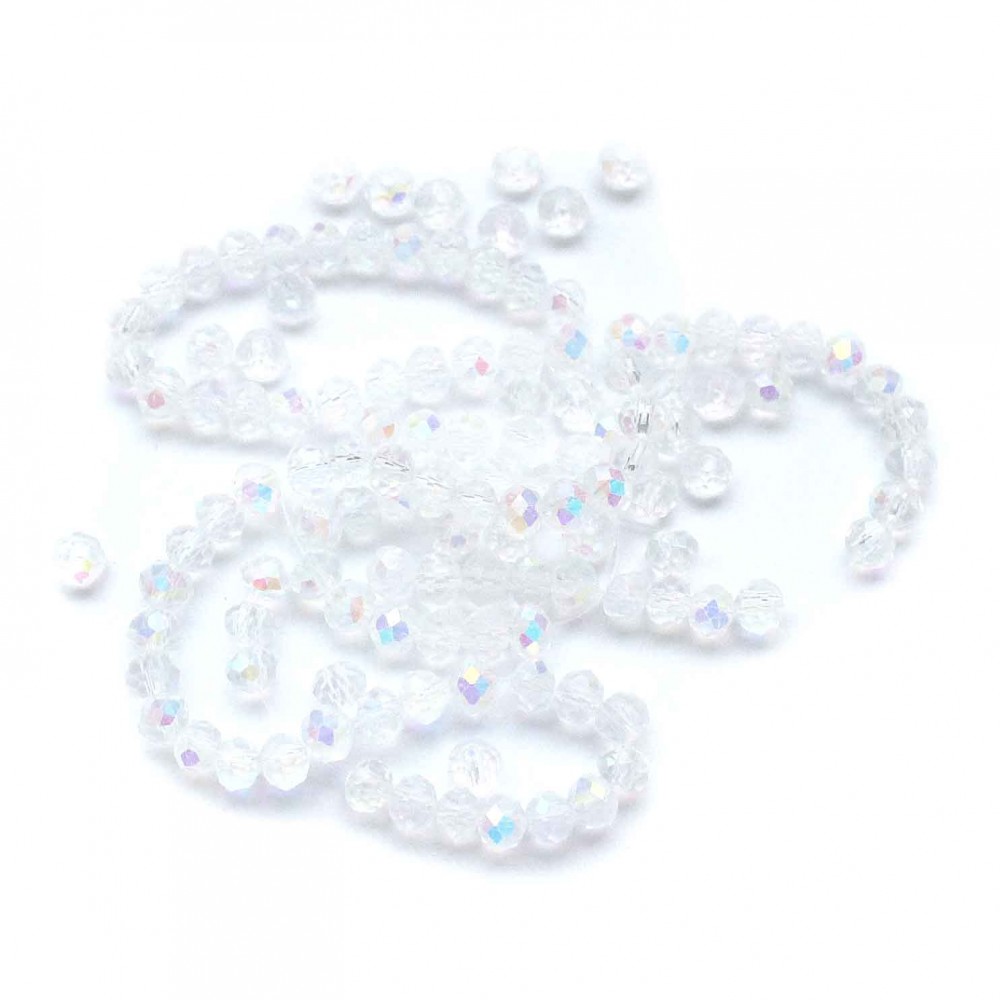 Glass crystals 4x3,5mm (004009RL)