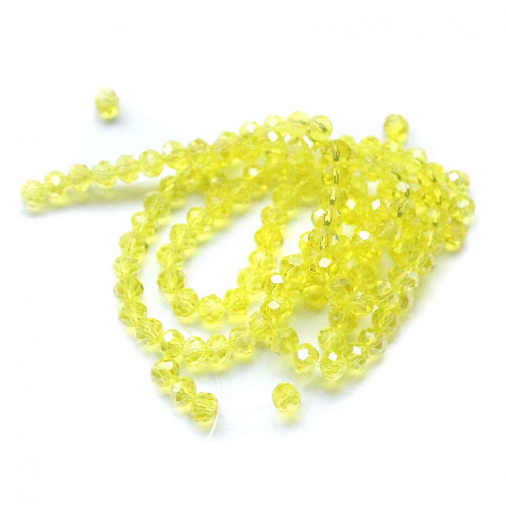 Glass crystals 4x3,5mm (004010RL)