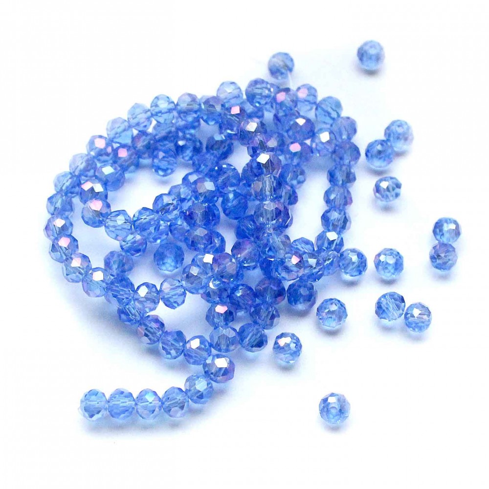 Glass crystals 4x3,5mm (004018RL)
