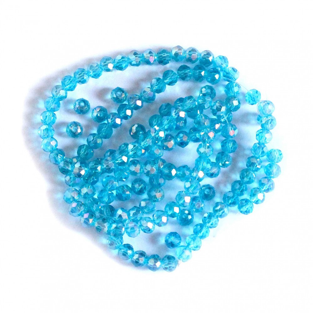 Glass crystals 4x3,5mm (004089RL)
