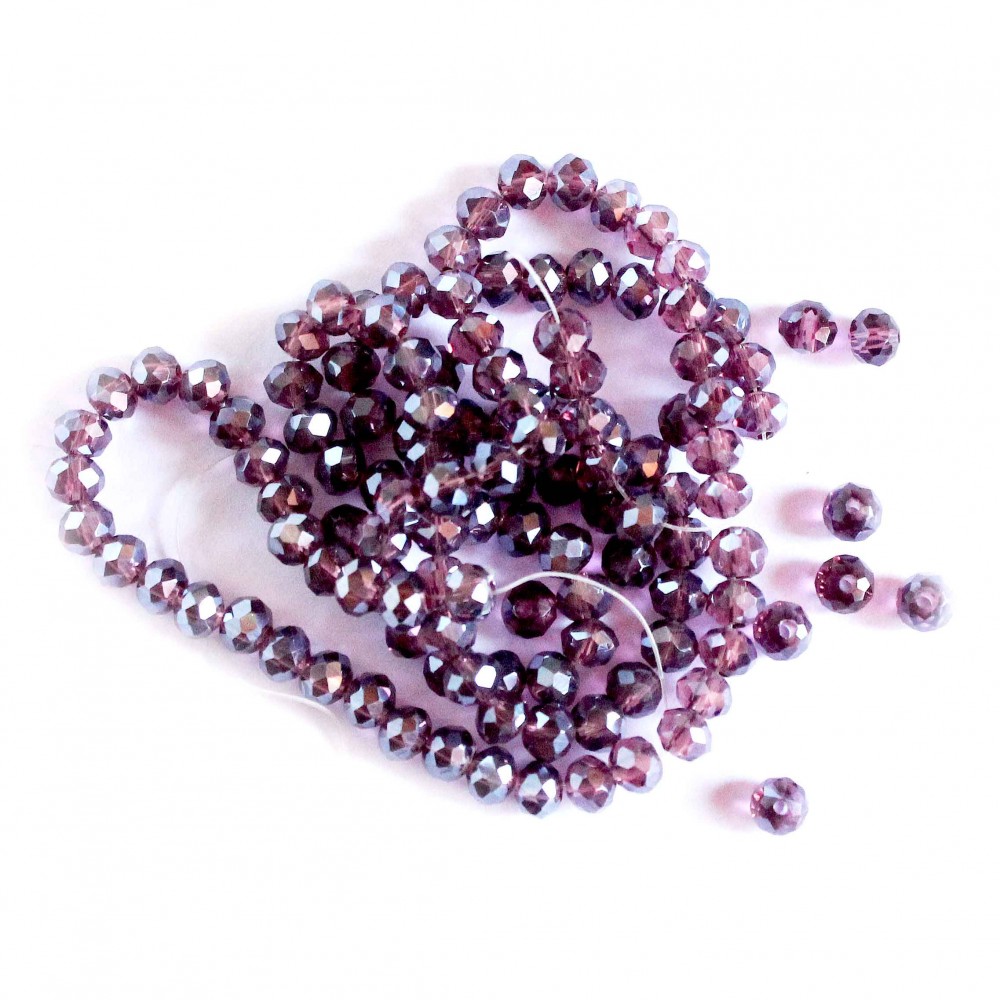 Glass crystals 4x3,5mm (004098RL)