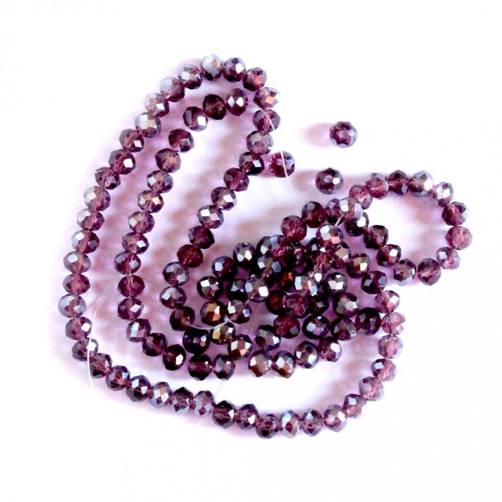 Glass crystals 4x3,5mm (004099RL)