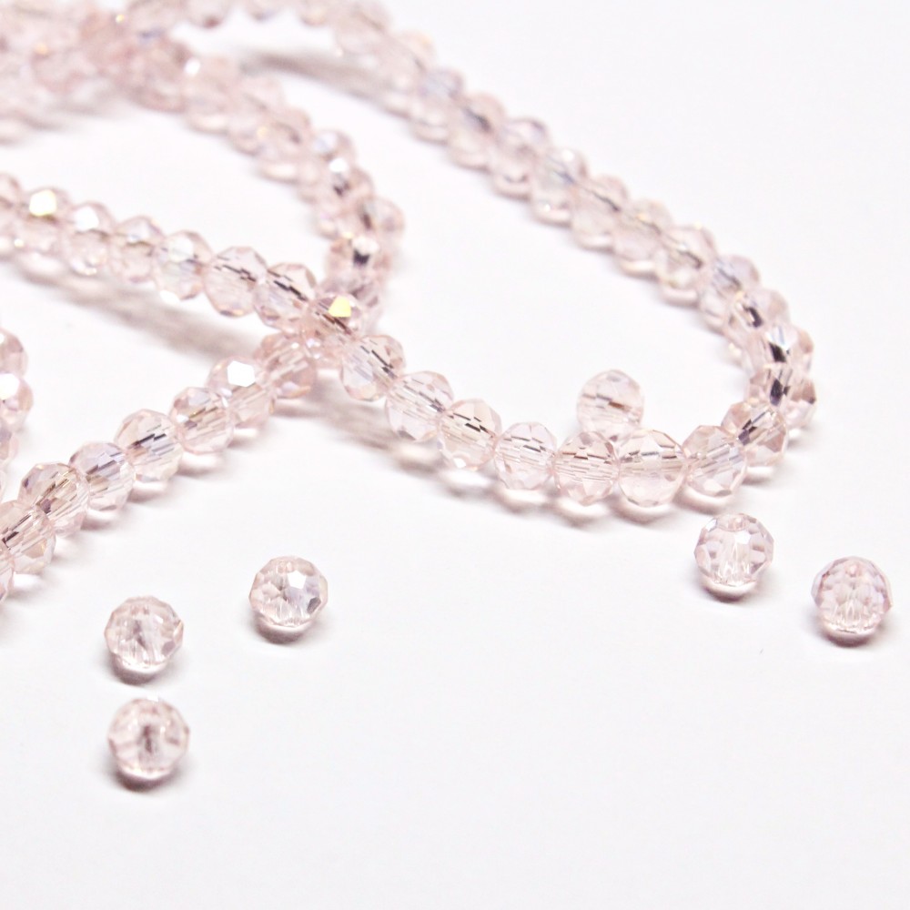 Glass crystals 4x3,5mm (004062RL)