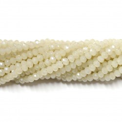 Glass crystals 4x3mm