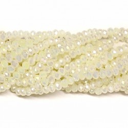 Glass crystals 4x3mm