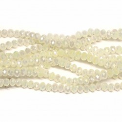 Glass crystals 4x3mm