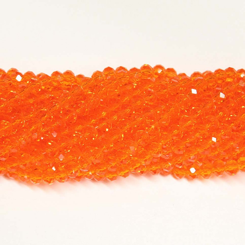 Glass crystals 4x3mm