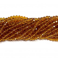 Glass crystals 4x3mm