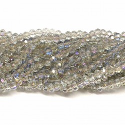 Glass crystals 4x3mm