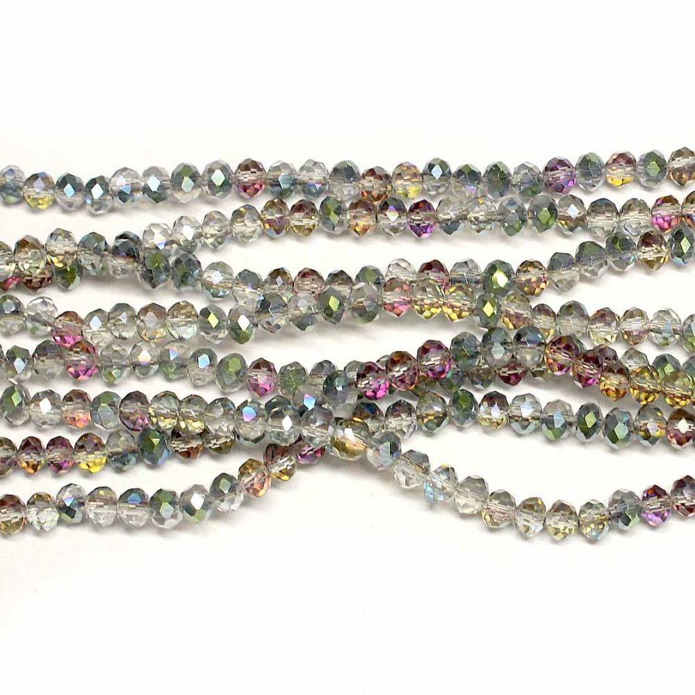 Glass crystals 4x3mm (004072RL)