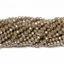 Glass crystals 4x3mm