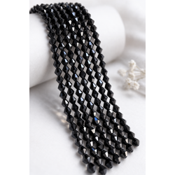 Glass crystal bicone beads 4.5×4 mm