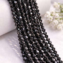 Glass crystal bicone beads 4.5×4 mm