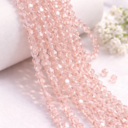 Glass crystal bicone beads 4.5×4 mm