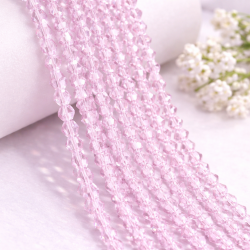 Glass crystal bicone beads 4.5×4 mm