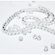 Glass crystal bicone beads 4.5×4 mm