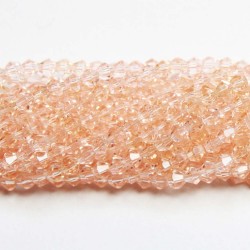 Glass crystal bicone beads 4.5×4 mm