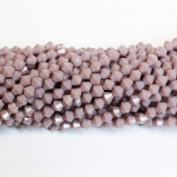 Glass crystal bicone beads 4.5×4 mm