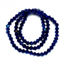 Glass crystal bicone beads 4.5×4 mm