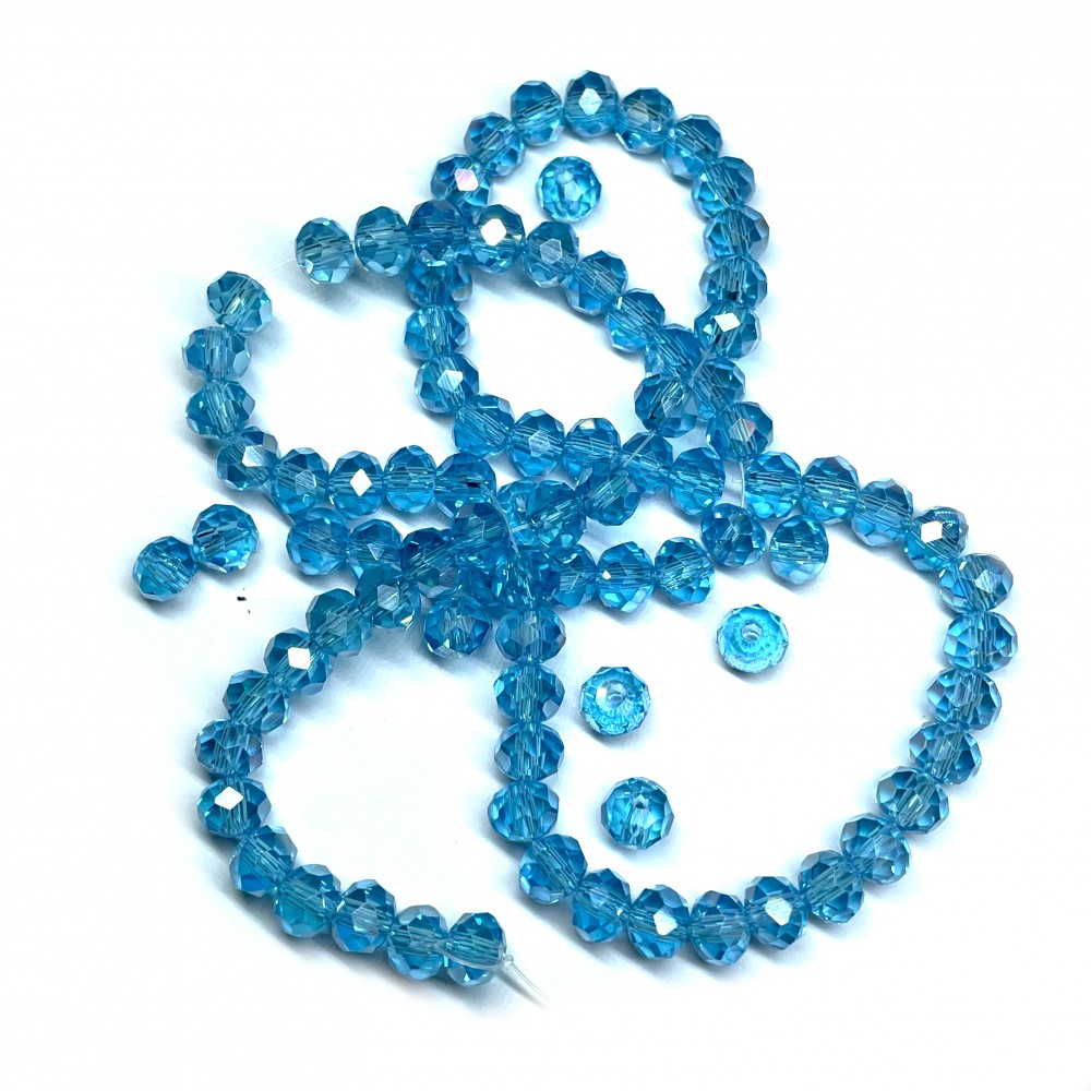 Glass crystals 6x5mm (006046RL)