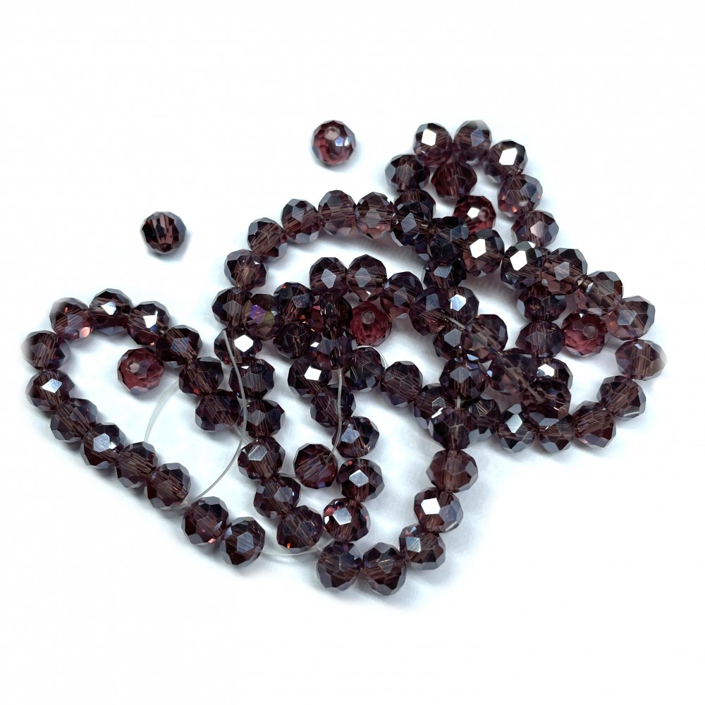 Glass crystals 6x5 mm (006150RL)
