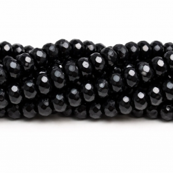 Glass faceted crystals 8×6 mm