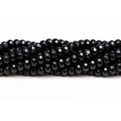 Glass faceted crystals 8×6 mm