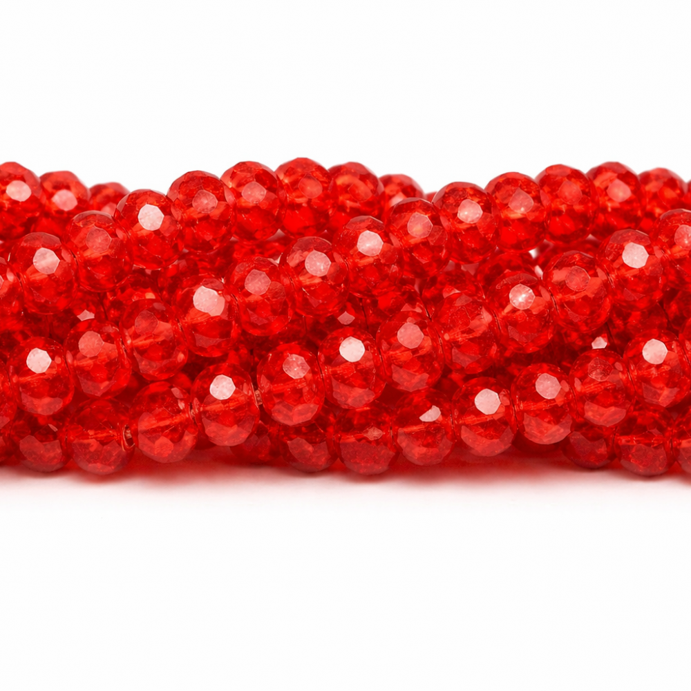 Glass crystals 8x6mm