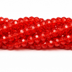 Glass crystals 8x6mm