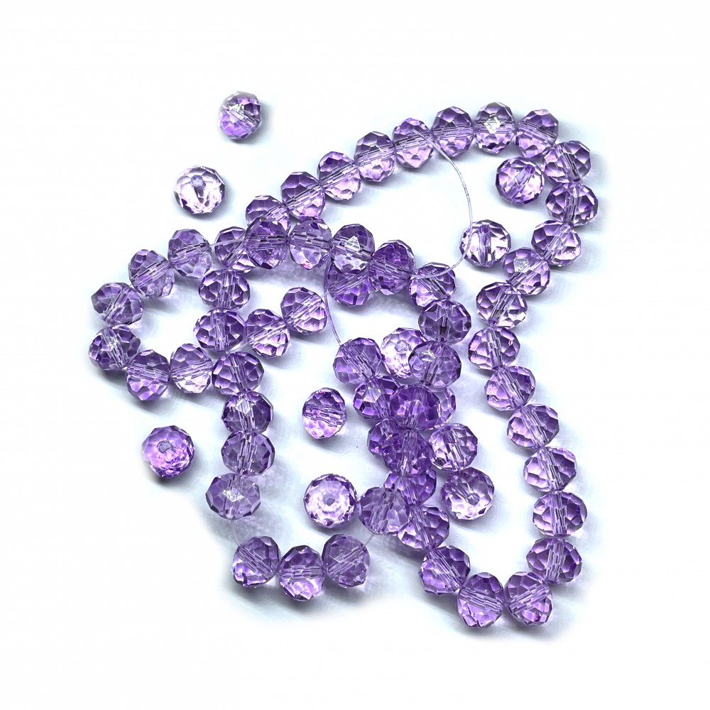 Glass crystals 8x6mm (008137RL)