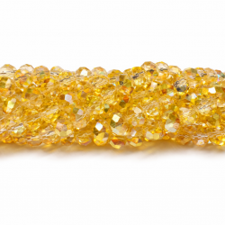 Glass crystals 8x6mm