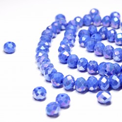 Glass crystals 8x6mm