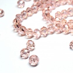 Glass crystals 8x6mm